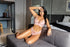 Brazilian Romantic non Padded Mesh and Lace Lingerie Set
